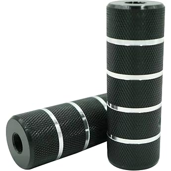 ZONSUSE 2 x Universal Bike Pegs Non-Slip Bicycle Peg for Mountain Bikes Aluminium Alloy Bike Foot Pegs Kids Adult BMX Foot Pedal/Peg Made of Aluminium Alloy Non-Slip