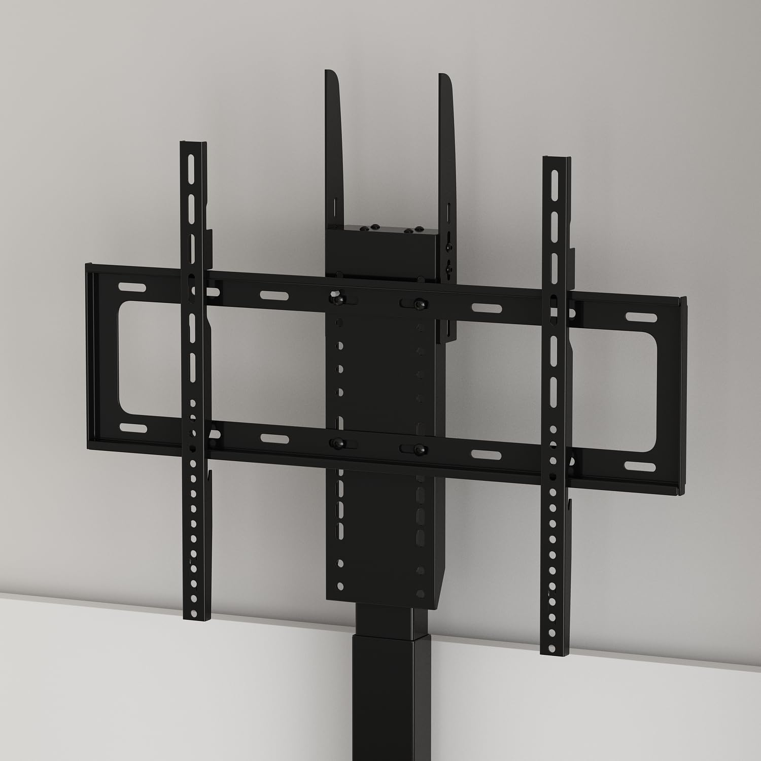Close-up of universal TV mounting bracket