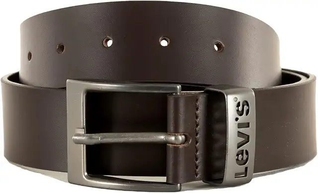 Ashland Heren Riem Leer - Bruine Metal Men's Belt (1-Pack)
