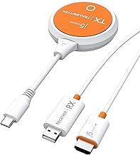 Sponsored You’re seeing this ad based on the product’s relevance to your search query.Learn more about this advertisement j5create ScreenCast USB-C to HDMI Wireless Display Transmitter and Receiver, Supports 1080p, Compatible with MacBook, iPad Pro, ChromeOS, USB-C Laptops and Android (JVAW62)