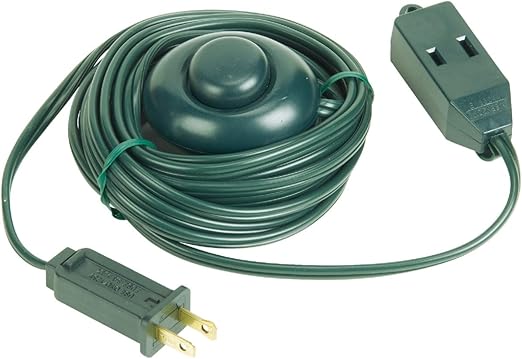 FS-PT2182-15X-GR Footsw Cord, 15' 18/2, Green