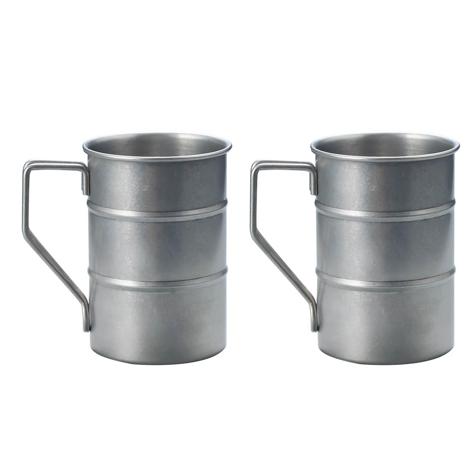APGLSXY Double Walled Rustless Coffee Cups 500ml Warm Backpacking Cups for Hot Beverages Permanent Rustless Travel Cup