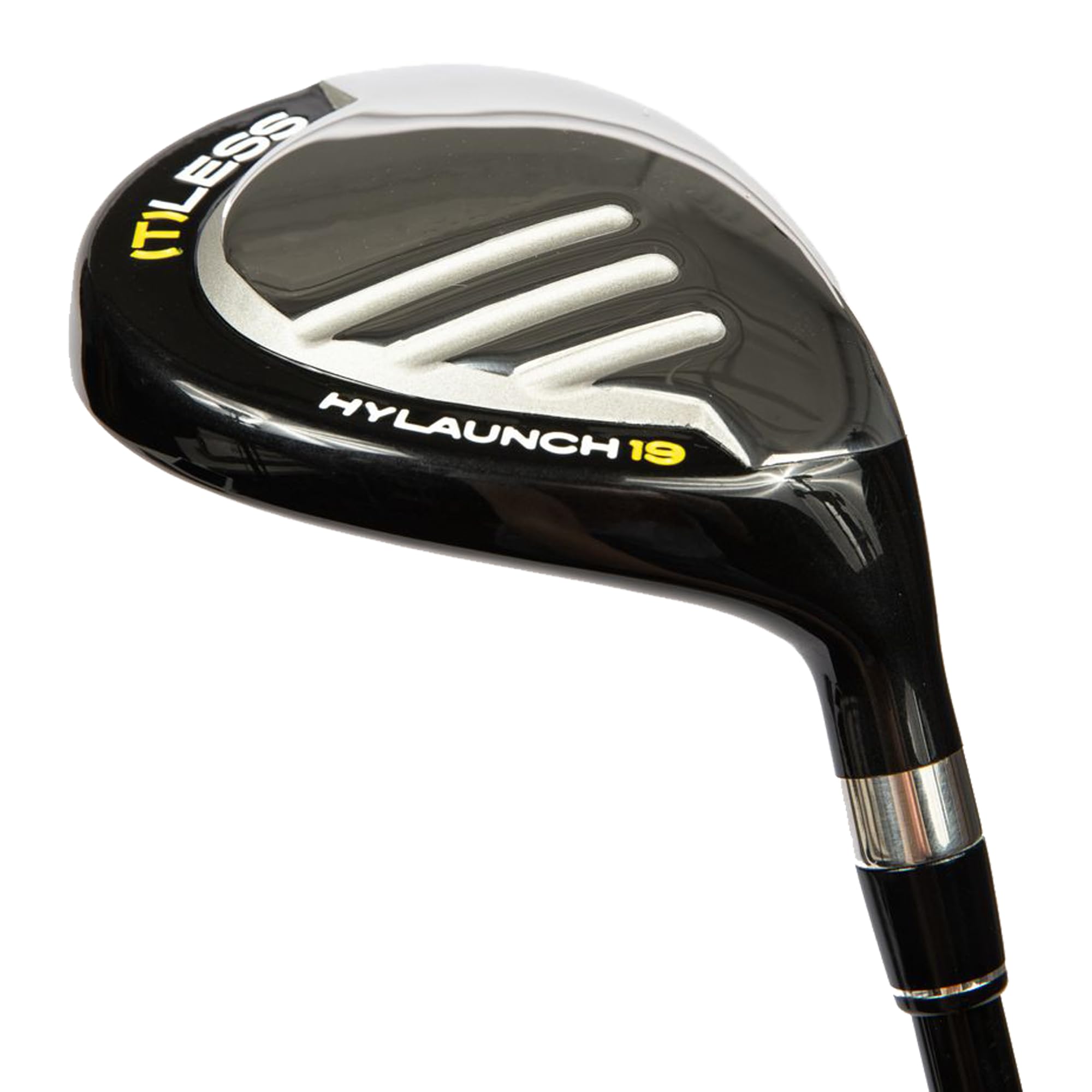 Teeless HyLaunch Hybrid Golf Club - Easy Launch, Forgiving 19° Loft Stiff Flex for High Accuracy and Distance, Lightweight Design