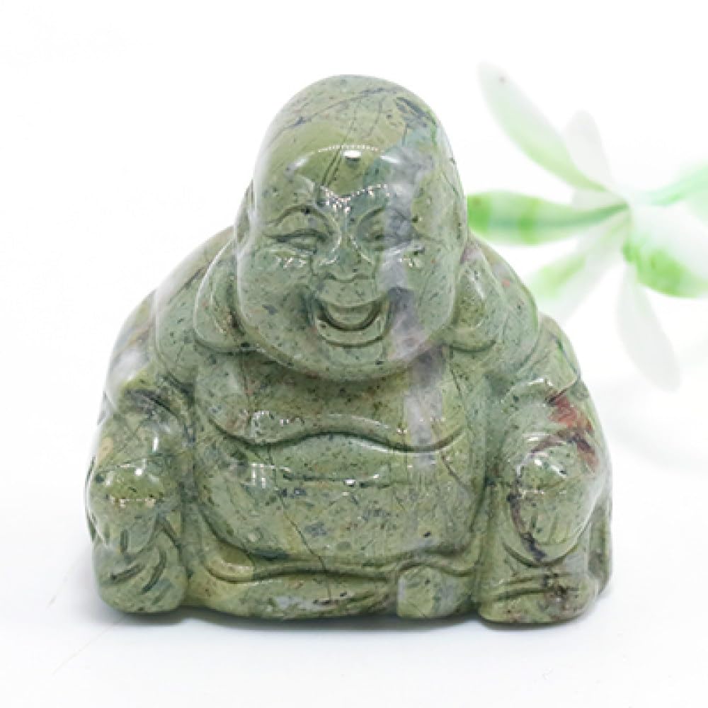 Statue de Bouddha lot de 10 figurines unakite idée cadeau art