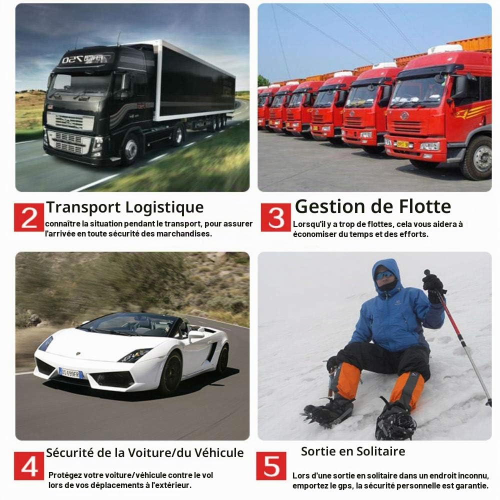 TKMARS Mini Traceur GPS Magnétique pour Voiture | Localisateur GPS sans Abonnement, Suivi en Temps Réel,Étanche IP66,pour Moto,Scooter, Animaux,Enfants, Sacs et Clés,4GTK913