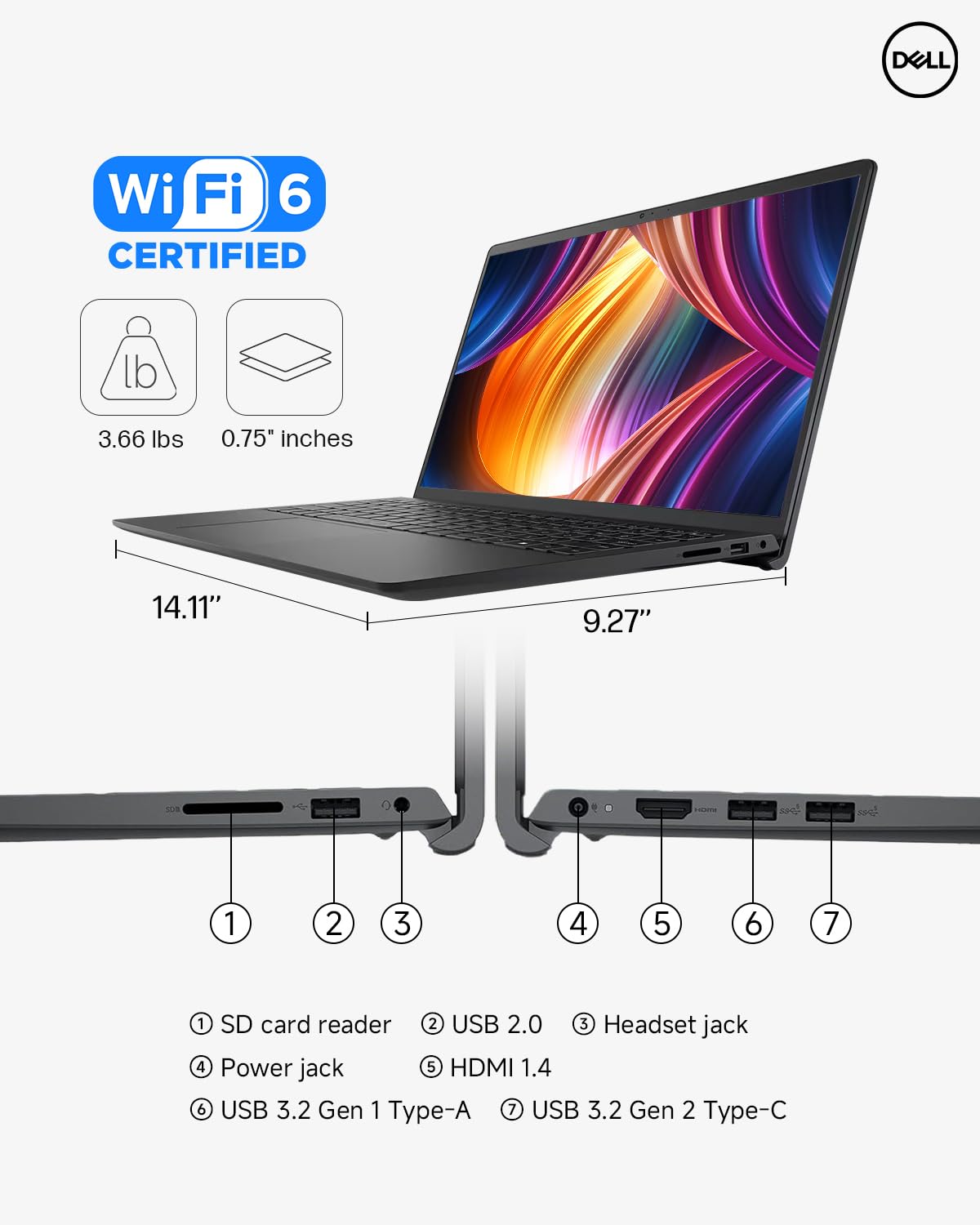 Dell Inspiron 15 Touchscreen Laptop Computer, 15.6" Anti-Glare FHD, Intel 10-Core i5-1334U Up to 4.6 GHz, 64 GB RAM, 2 TB SSD, Copilot AI, Wi-Fi 6, Student & Business, Windows 11 Pro