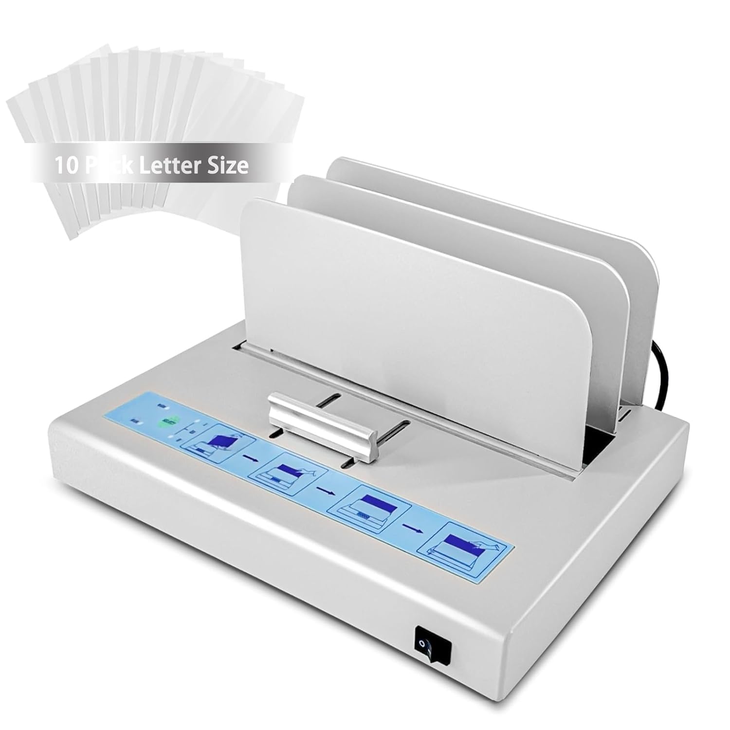 Dotpot Thermal Binding Machine, 500 Sheets Capacity Book Binding Machine, Thermal Book Binder 50mm Binding Thickness A3(Short Edge)/A4/A5 Document, with Infrared Optical Detection-image-40