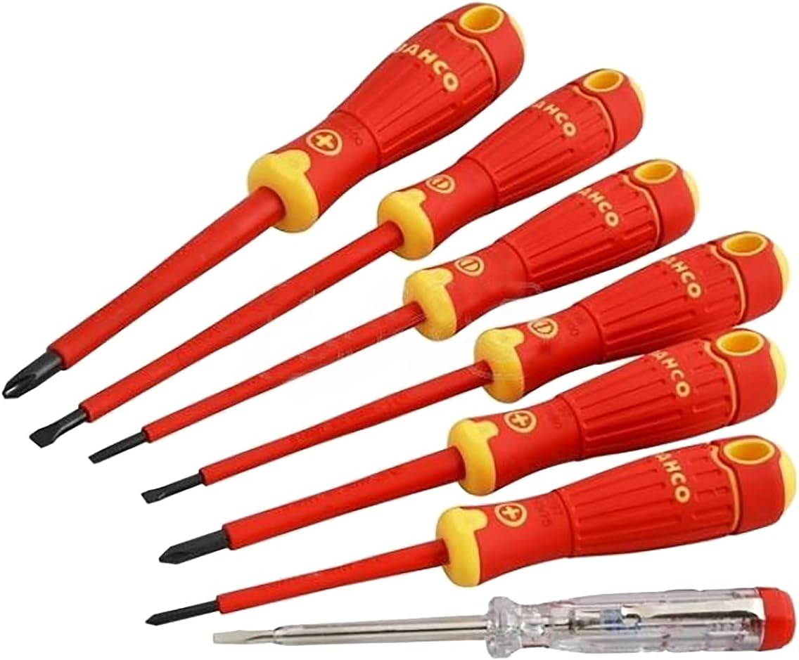 BAHCOFIT Insulated Screwdriver Set, 7 Piece