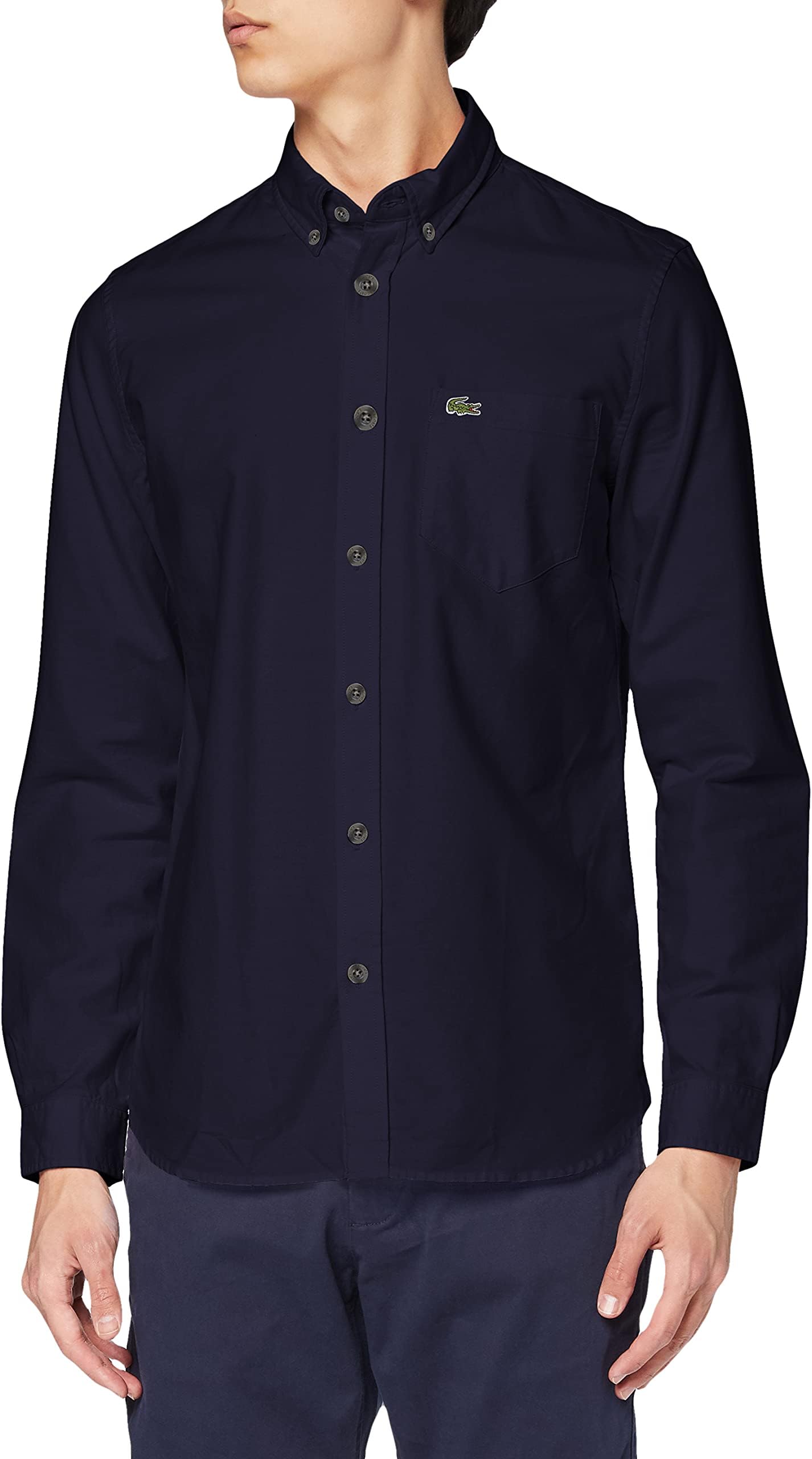 Mens Oxford Button Down Collar Regular Fit-M Casual Shirt