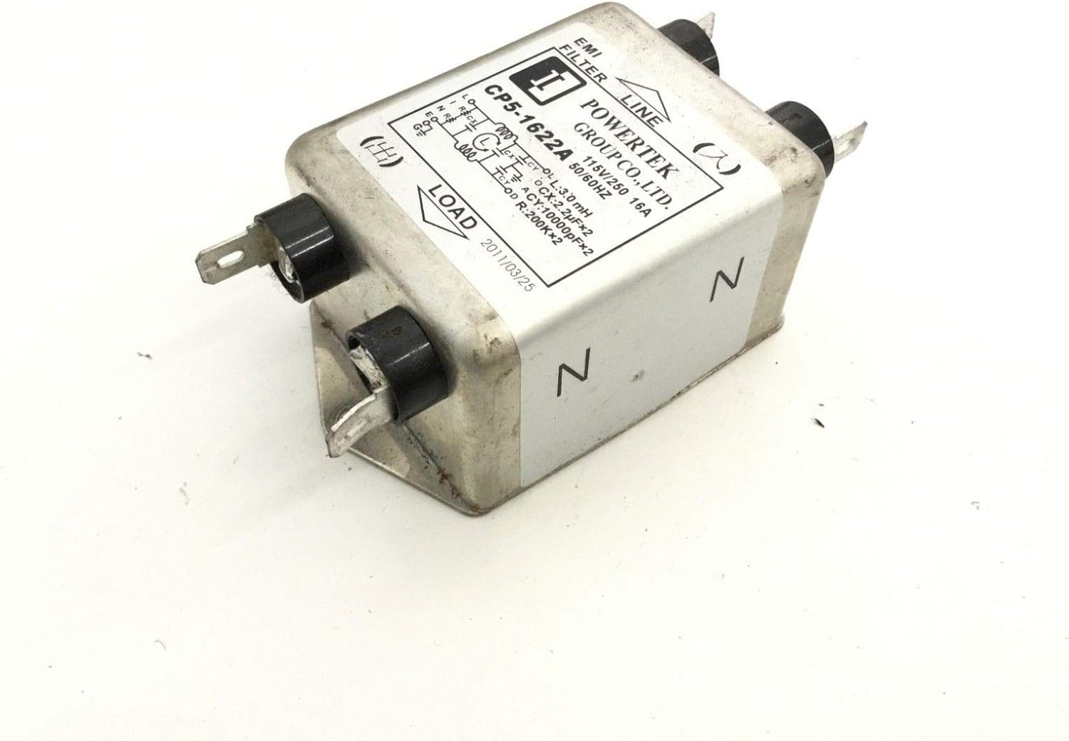 SPORTSART EMI Line Filter CP51622A T630153 Works W T611