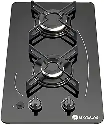 Fogão Cooktop Pop 2 Bocas Com Mesa de vidro temperado