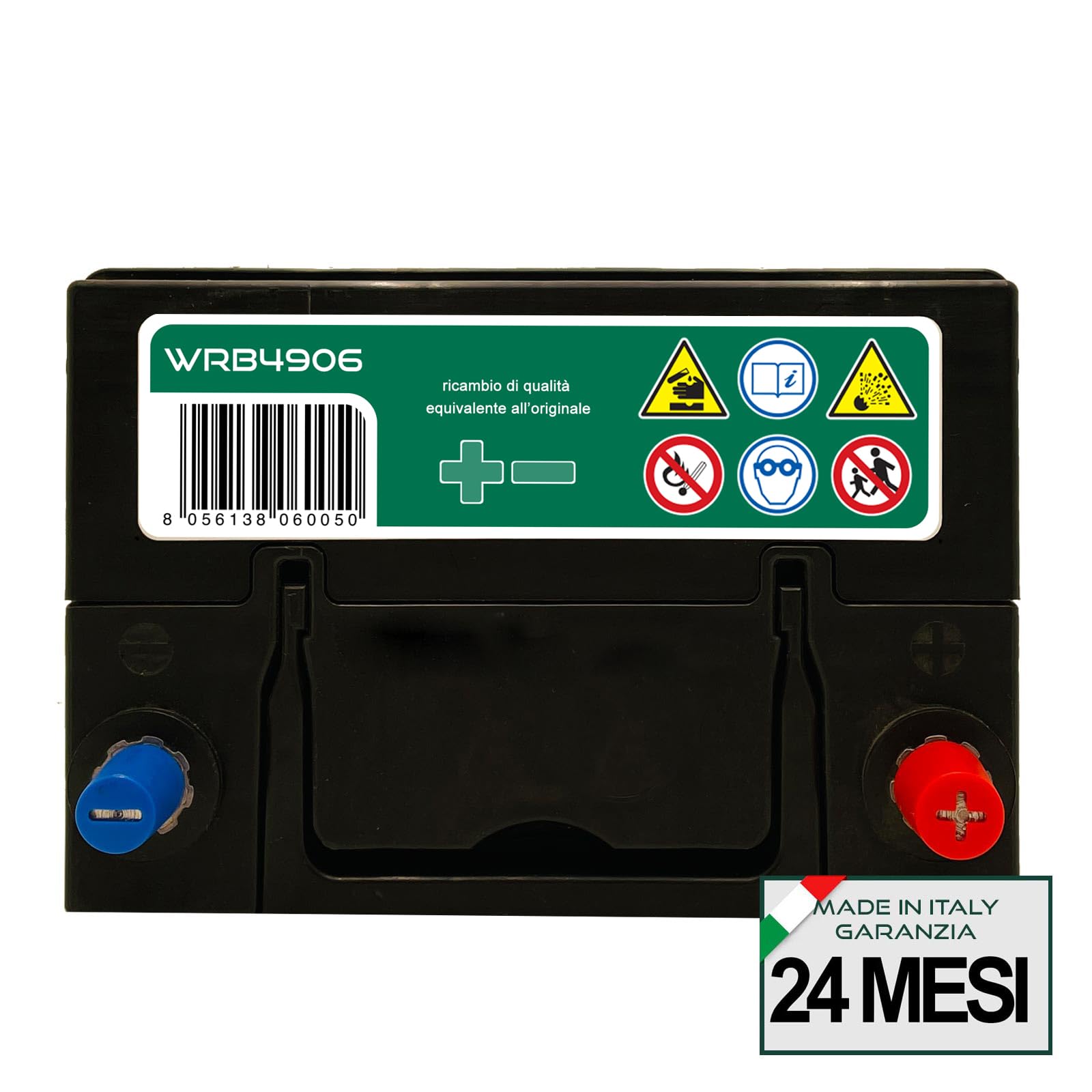 BATTERIA AUTO 40 Ah 360 A EN spunto Positivo a Destra Poli Piccoli