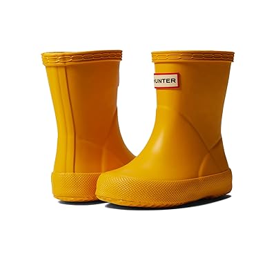Hunter Kids First Classic Rain Boots (Toddler/Little Kid) Kids Shoes Yellow