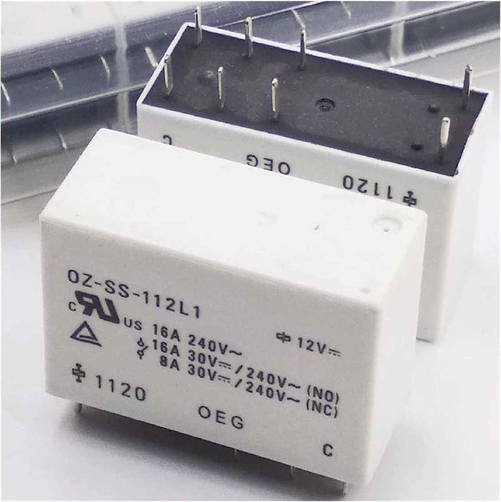 LKPEHTAGN Relay 2PCS/LOT OZ-SS-112L1 12V 8 Pins Contacts