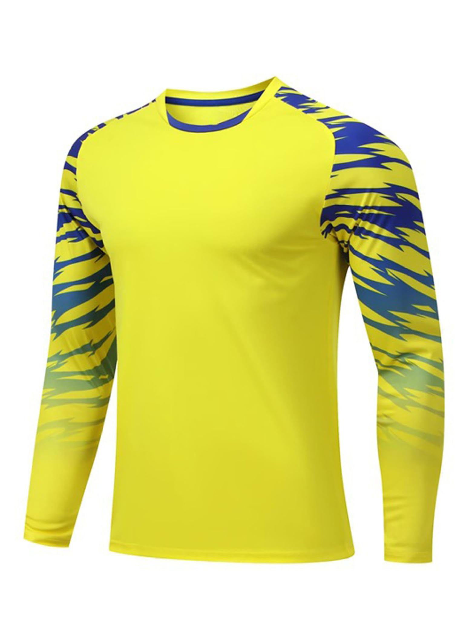 Maillot de gardien de but pour enfant - Rembourré - Manches longues - Avec rembourrage - Protection des coudes - Haut d'entraînement - Séchage rapide