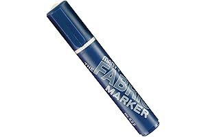 Uchida Marvy No-Run Broad Point Fabric Marker, Blue