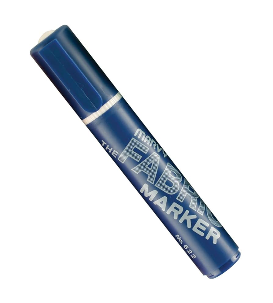 Amazon.com: Uchida 622-C-3 Marvy Broad Point Fabric Marker, Blue