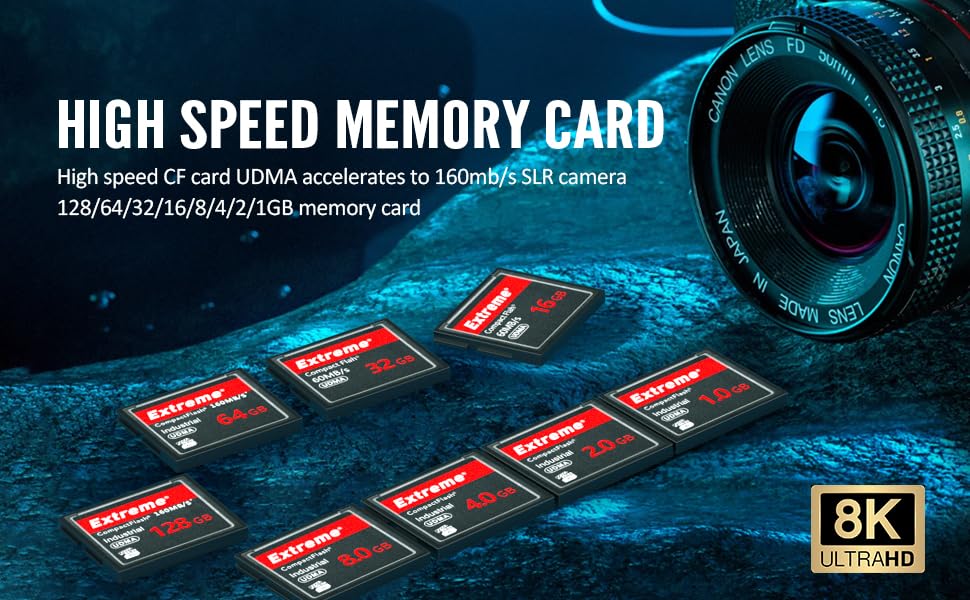 Carte mémoire flash compacte CF Firstwin 32GB 200X haute vitesse de transfert - 2