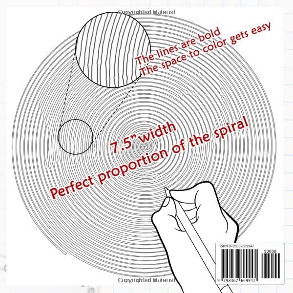 Chow Chow Dots Lines Spirals Coloring Book: Spitz-Type of Dog Breed Spiral Book Drawing Pages | 30 Pages for Childs… - Afbeelding 3