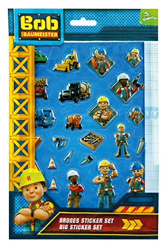 Undercover BODB0031 Bob der Baumeister, Großes Stickerset