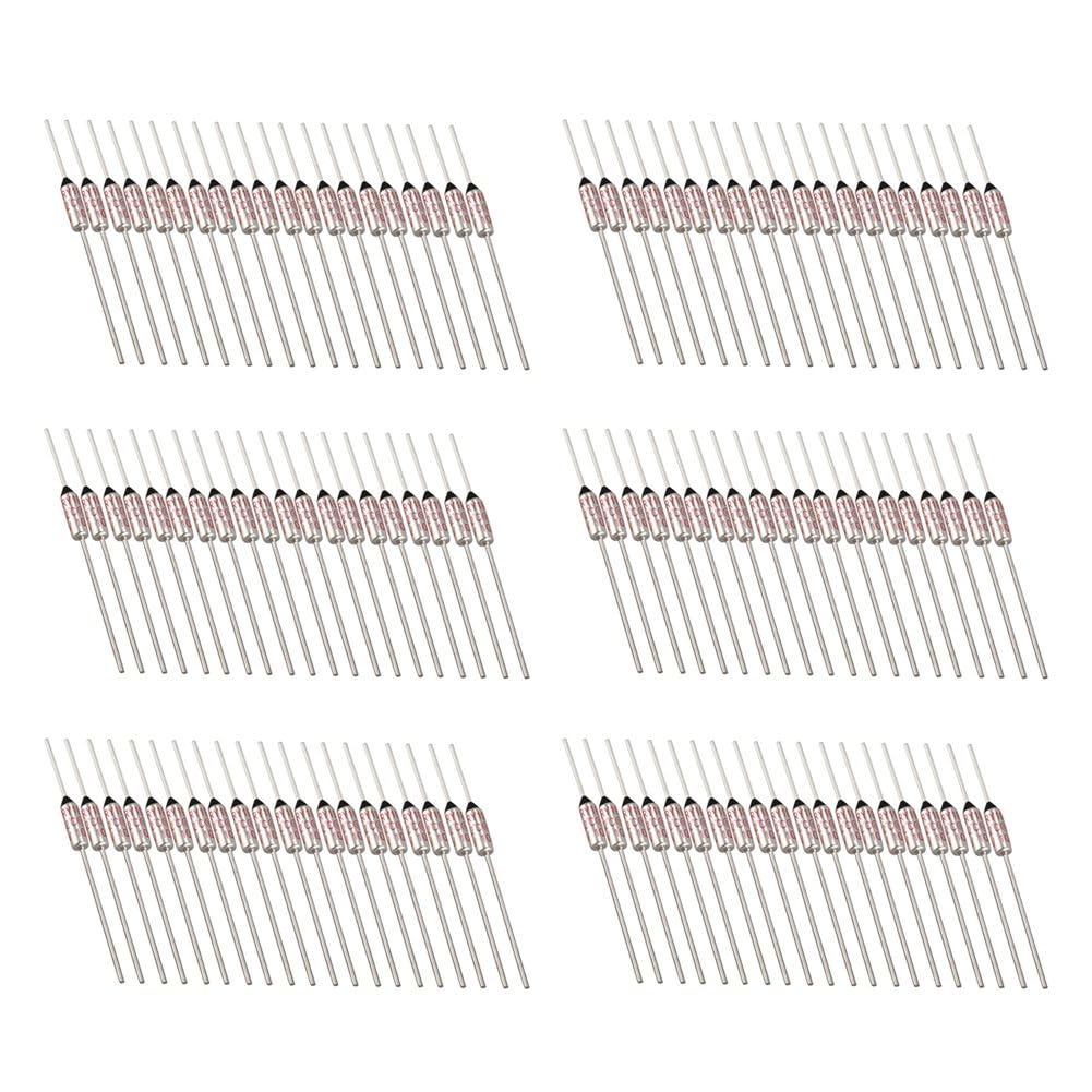 120 Pcs RY Series Metal 192 Celsius 250V 10A Cutoffs Thermal Fuse