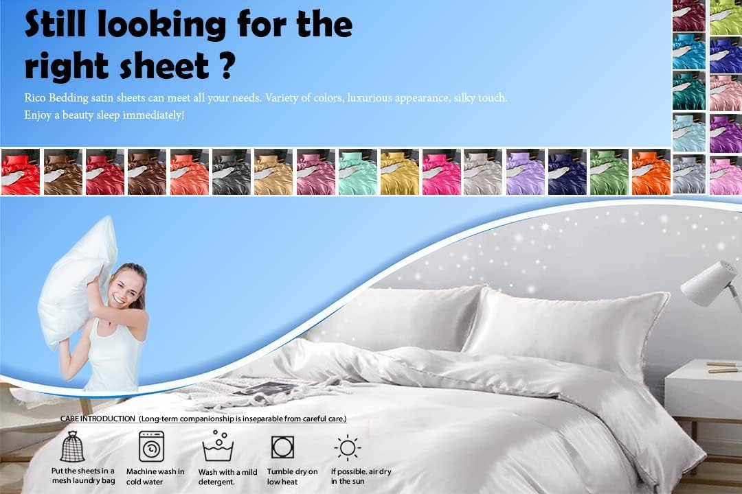 Silk Satin Luxurious Comforter - Box Stitched - 300 GSM Fluffy Comforter - Down Alternative Comforter - Soft and Comfortable - Machine Washable - Ultra Soft Comforter Dark Ivory,King/Cal King