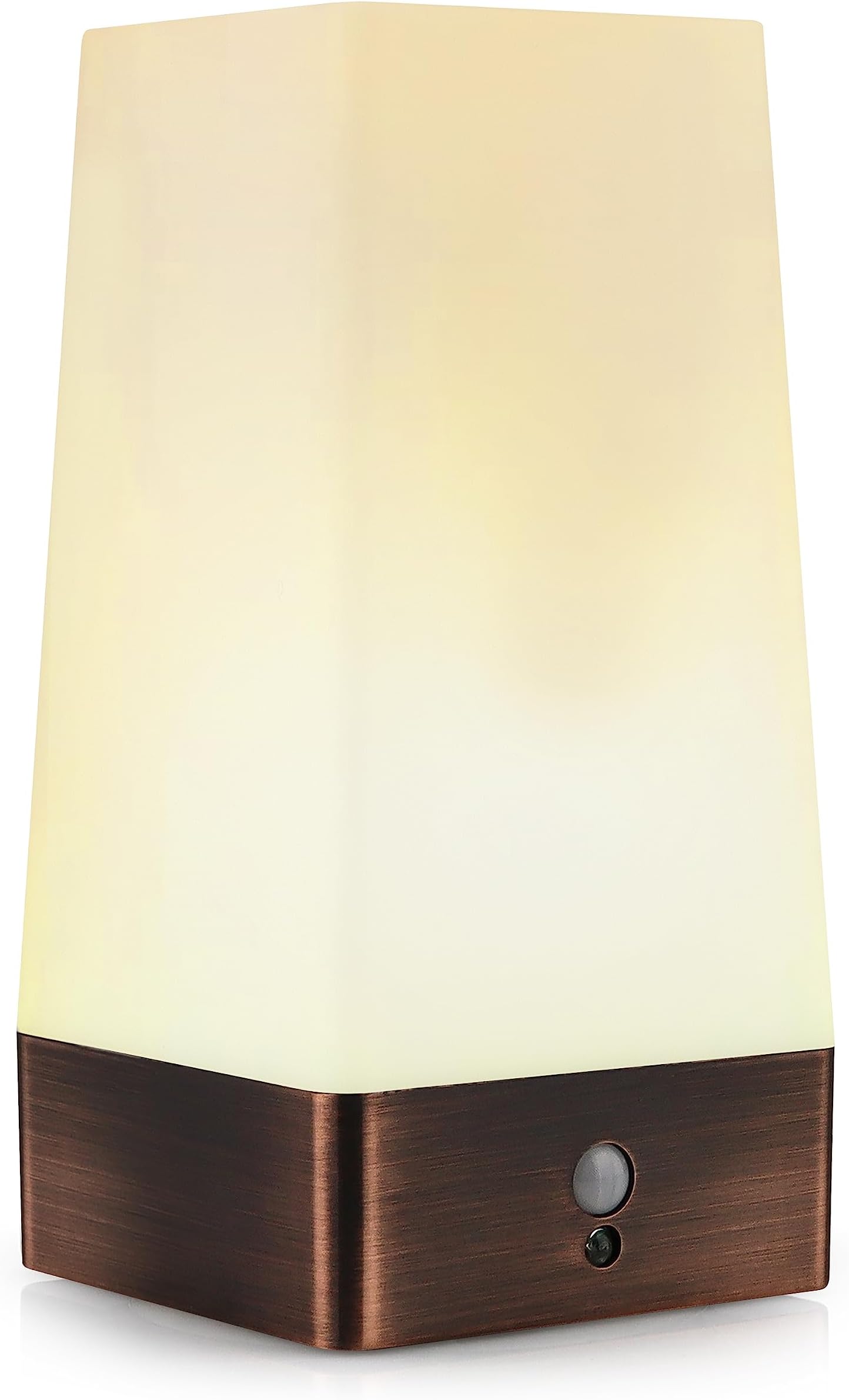 The Glowhouse Wireless PIR Motion Sensor LED Night Light Battery Powered Table Lamp (Square)