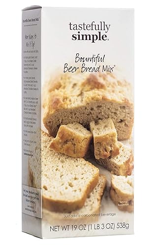 Tastefully Simple Bountiful - Mezcla de pan de cerveza, 19 onzas
