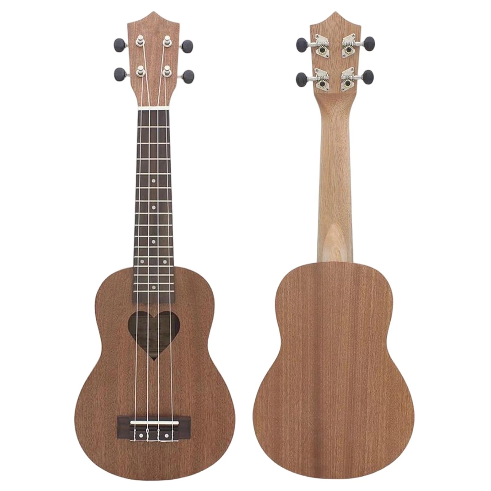 Chitarra Elettrica Professionale Da 21 Pollici A 4 Corde Con Custodia Accordatore Capotasto Tracolla Plettri Accessori(Type2)
