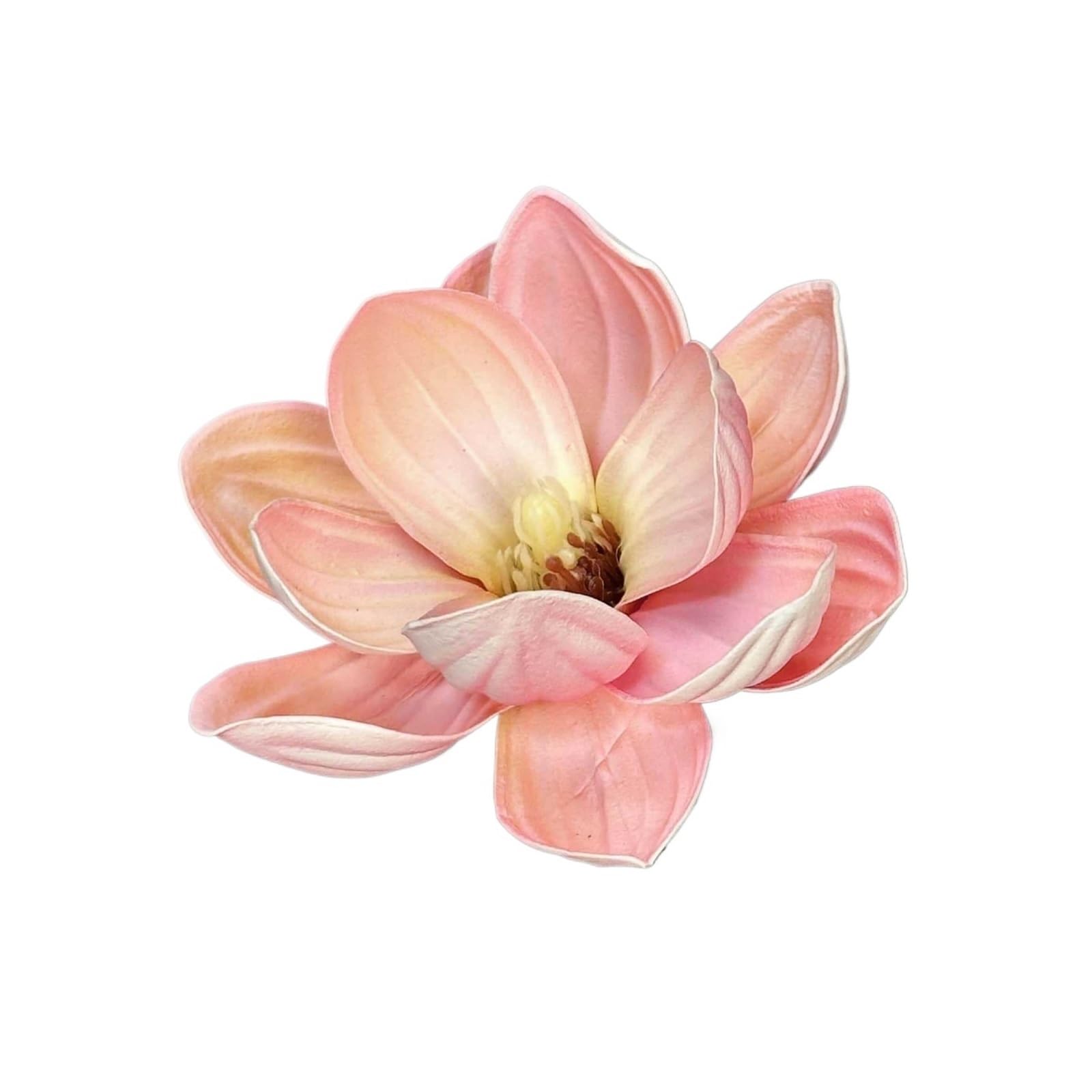 Casetlong 20Pcs Artificial Flower Head Wedding Floral Arrangement Diy Party Gift Box Decor Fake Flowers Ornaments(13CM peach)