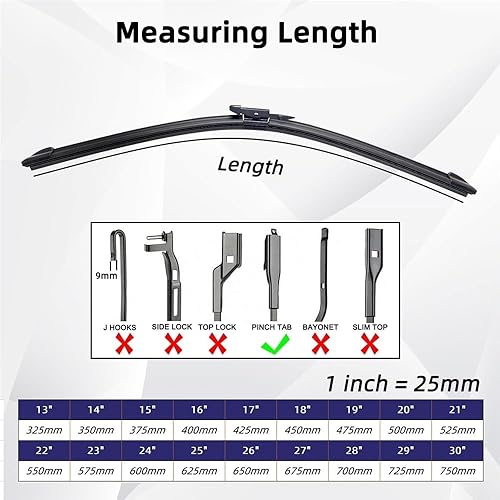 Miniatura 3 de Limpiaparabrisas de coche compatible con BMW Serie 1 F20 F21 114i 116i 118i 120i 125i M135i M140i 116d 118d 125d 2012-2019 Limpiaparabrisas de goma