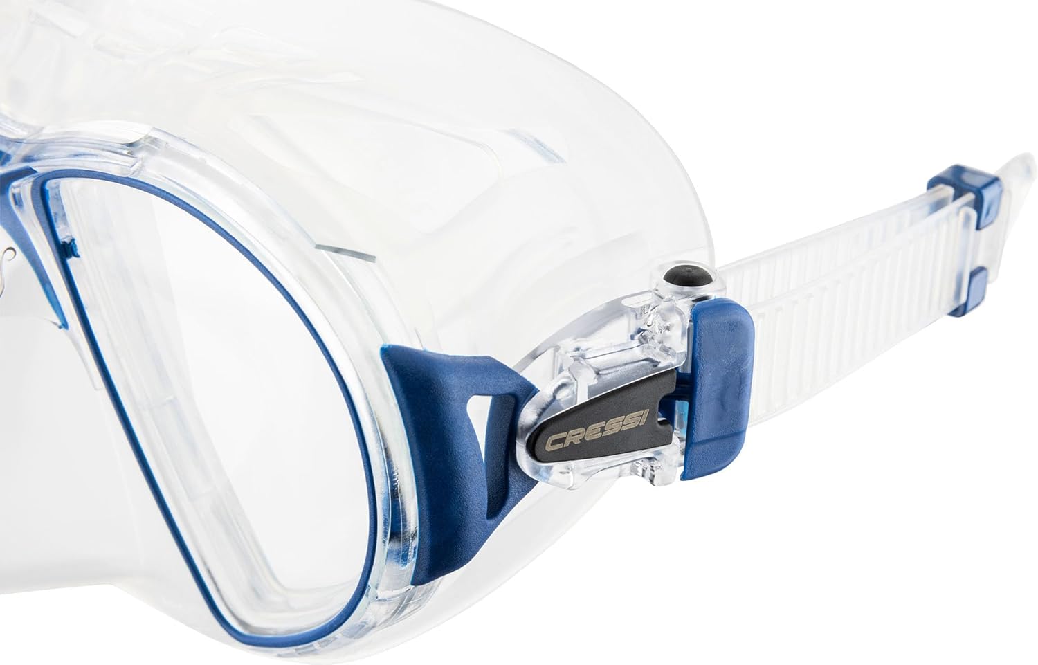 Cressi Dive Mask - Anti-Fog System, Low Volume Design, Wide Field of View - Zeus - Made in Italy