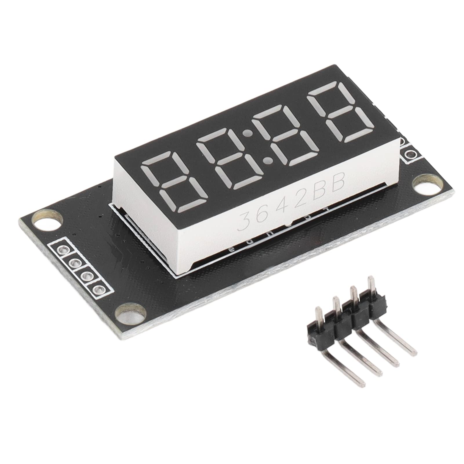 7 Segment LED Display Module, 4 Digit Display Tube 5V Plug and
