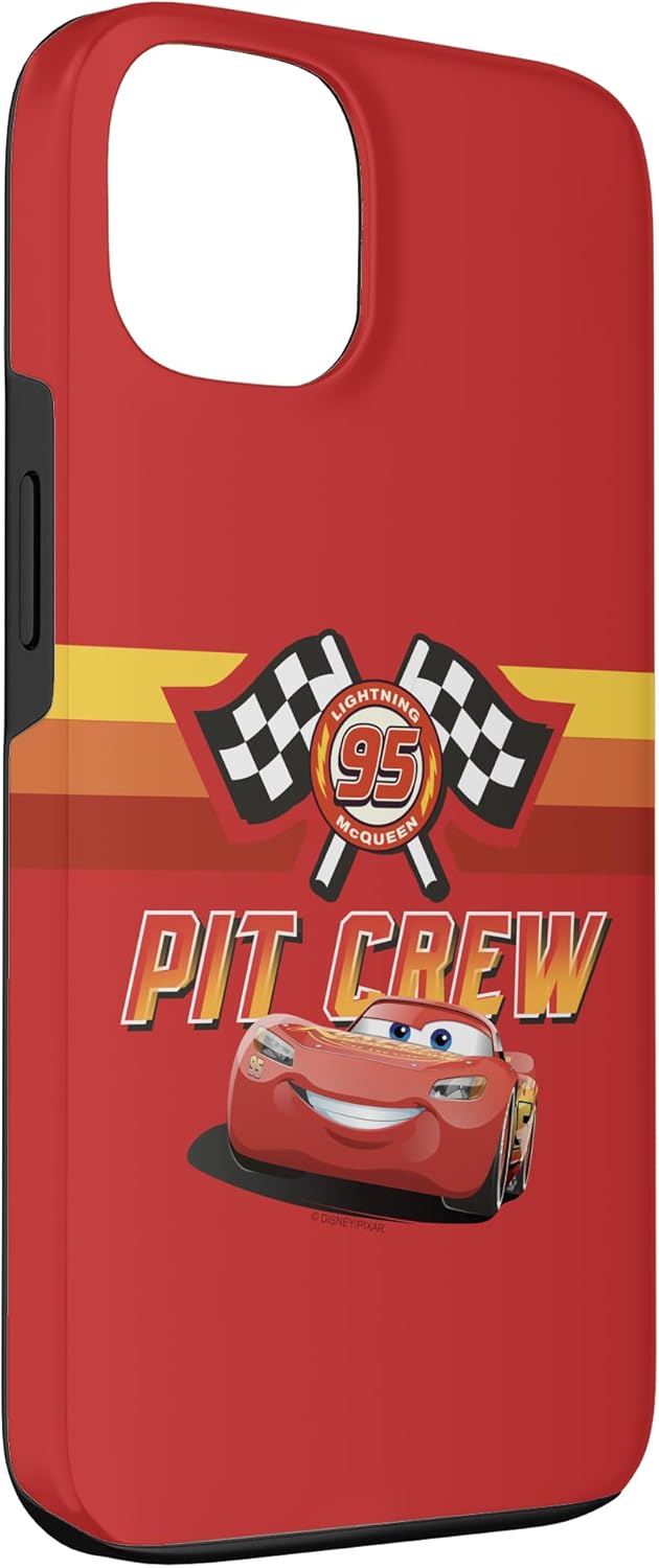 iPhone 13 Disney Pixar Cars Two Lightning McQueen Pit Crew 95 Case - Image 3