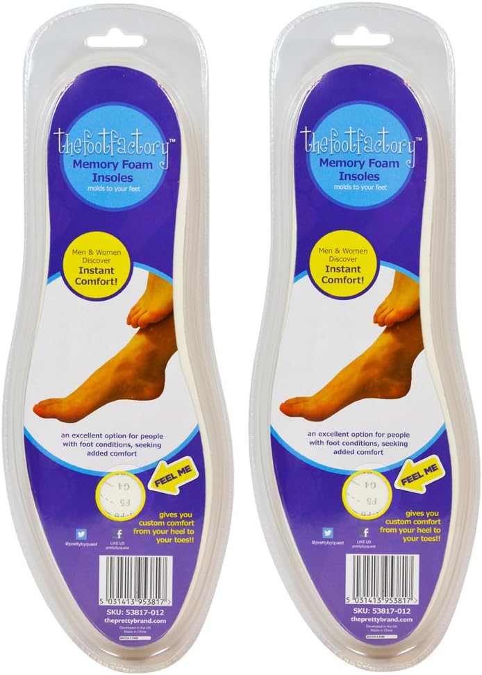 The Foot FactoryMemory Foam Insoles