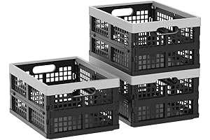 Gainhope Plastic Trunk Crate, Space-Saving Storage Solution