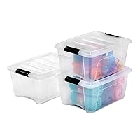 Iris Ohyama Scatole Portaoggetti in con Coperchio, 15L