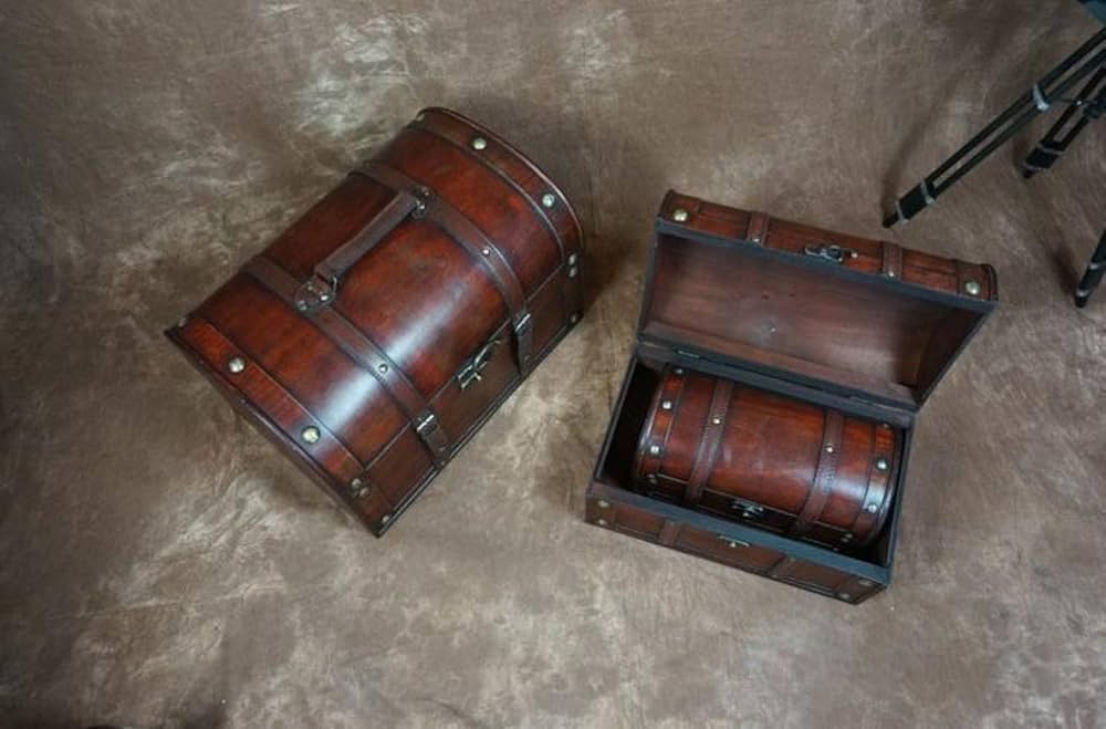 GMHK332B○アンティーク ヴィンテージ トランク BOX 収納箱 オブジェ