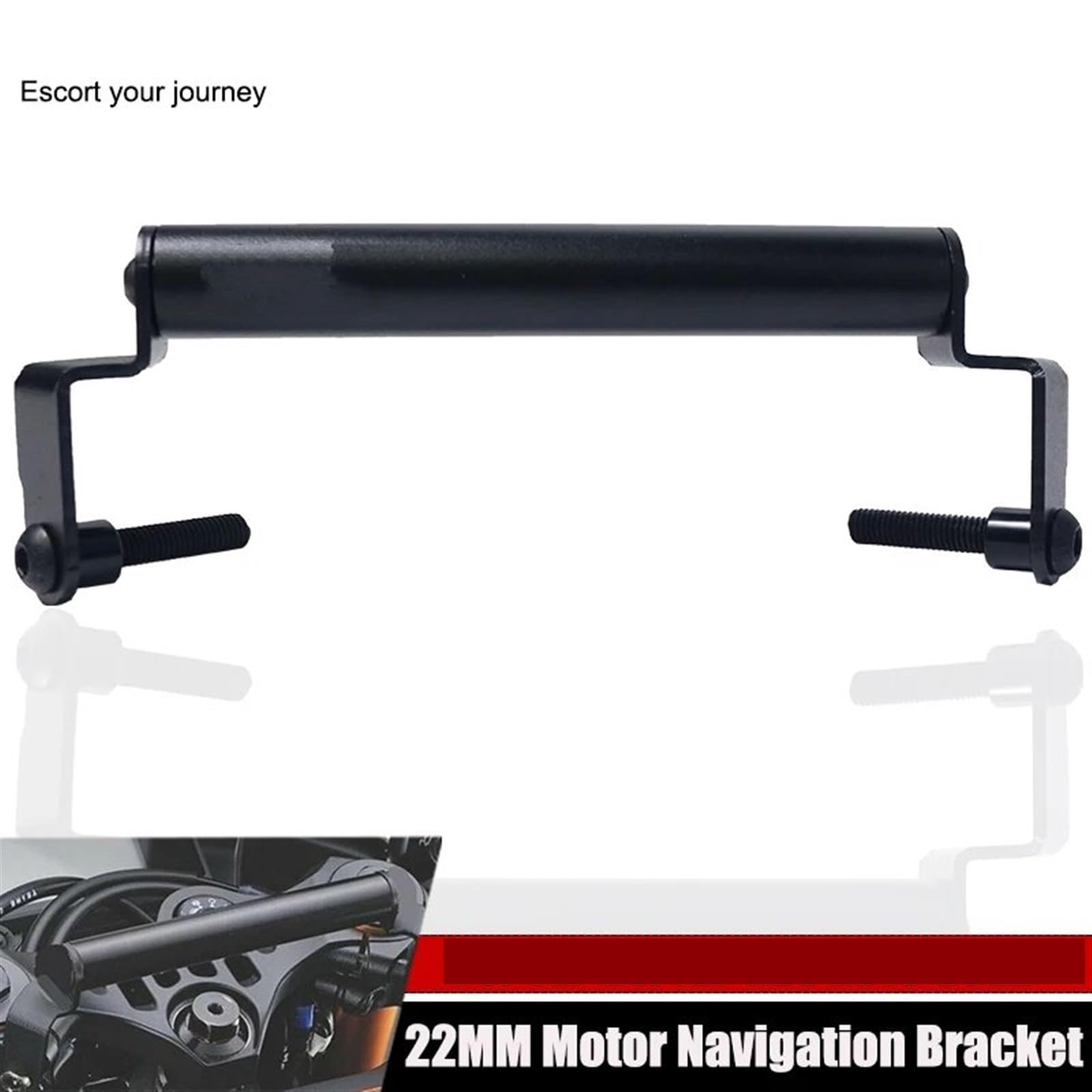 Support Navigation Moto pour YZF-R3 YZF-R25 2019 – 2023, Support Téléphone pour Accessoires Moto 22MM Plaque Navigation GPS(22MM)