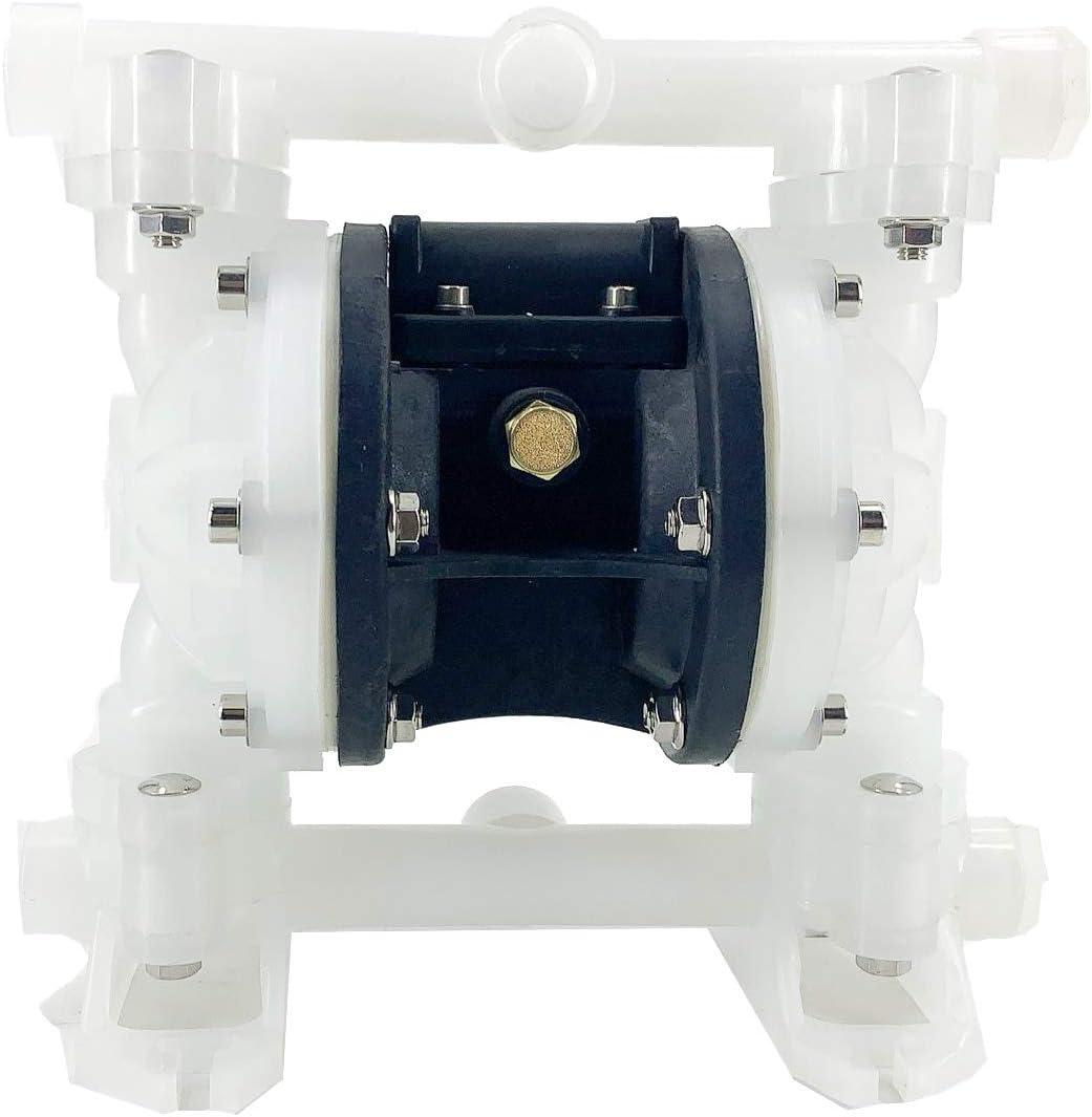 Blасk Frіdау - 50% оƒƒ DOMINTY Air-Operated Double Diaphragm Pump 9GPM 1/2 inch Inlet & Outlet Max 100PSI for Chemical Industrial Use