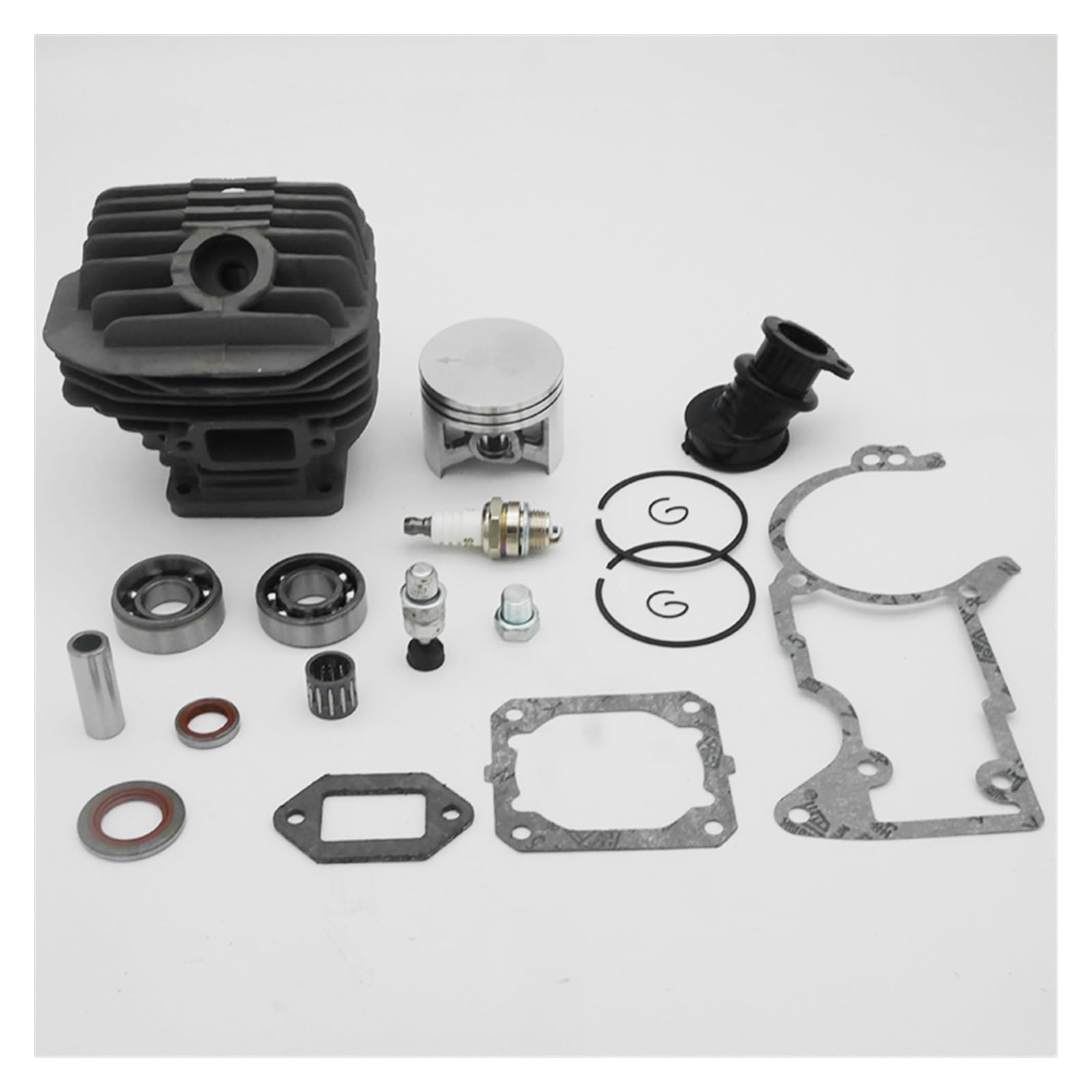 Kit de colector de bujía de sello de aceite de pistón de cilindro de 50mm for piezas de repuesto de motosierra de jardín Stihl 044 MS440