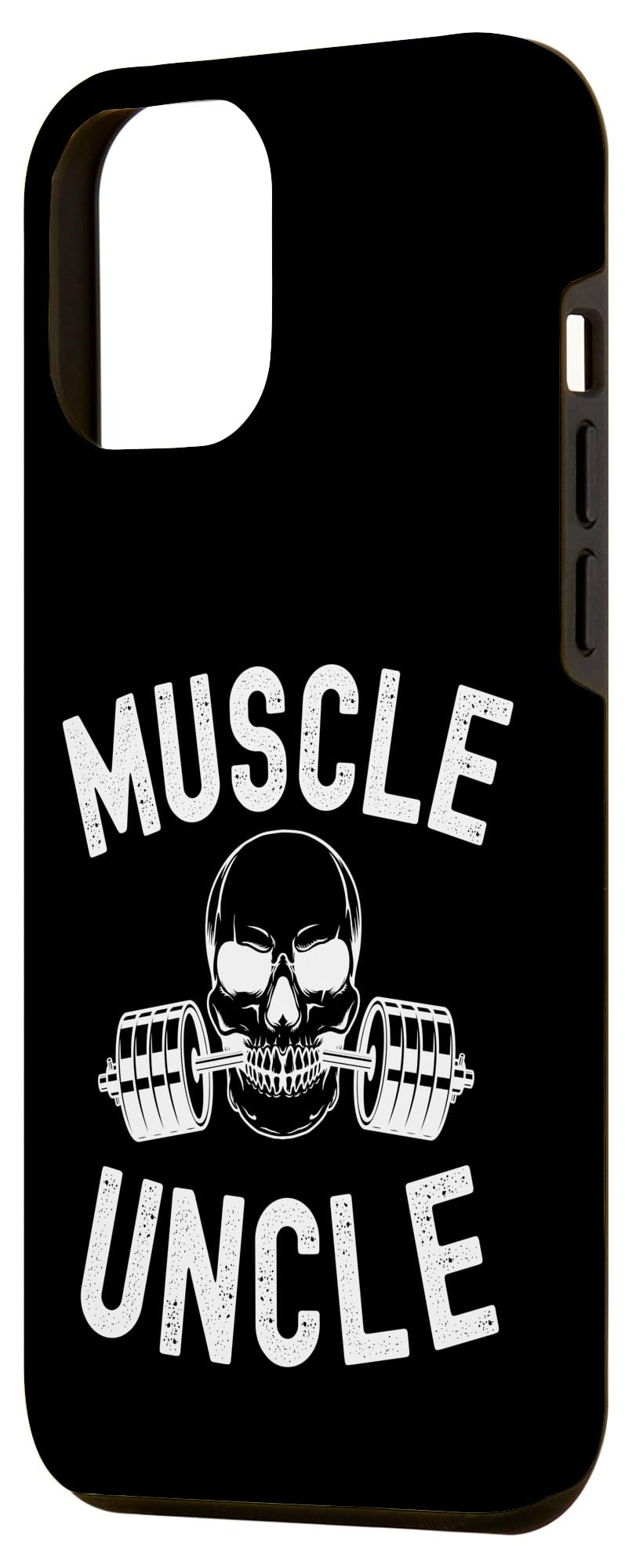 iPhone 15 Plus Muscle uncle gym Weightlifter uncle skeleton barbell gym Case