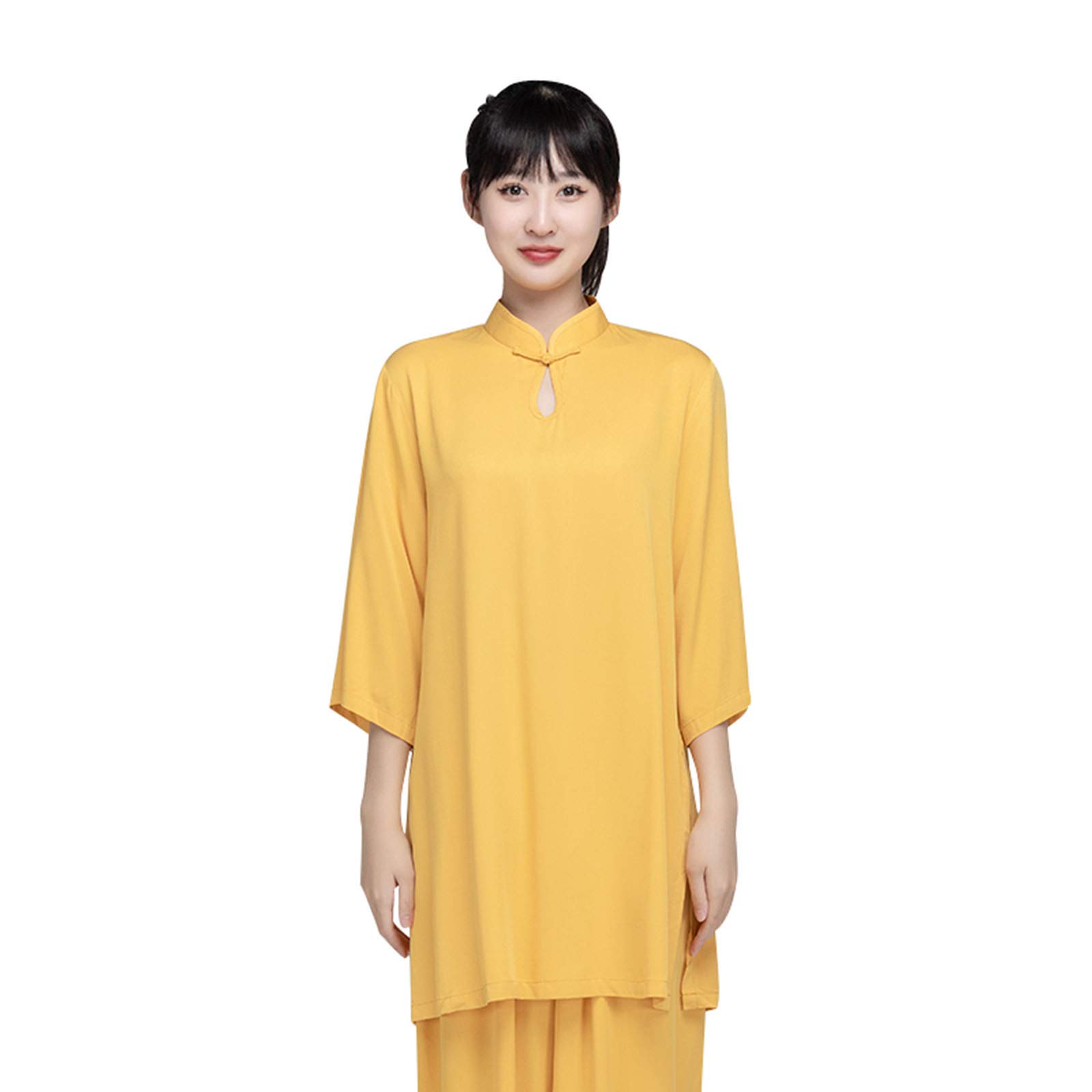 Vêtements de Tai Chi femme Yan costume d'été manches courtes arts martiaux