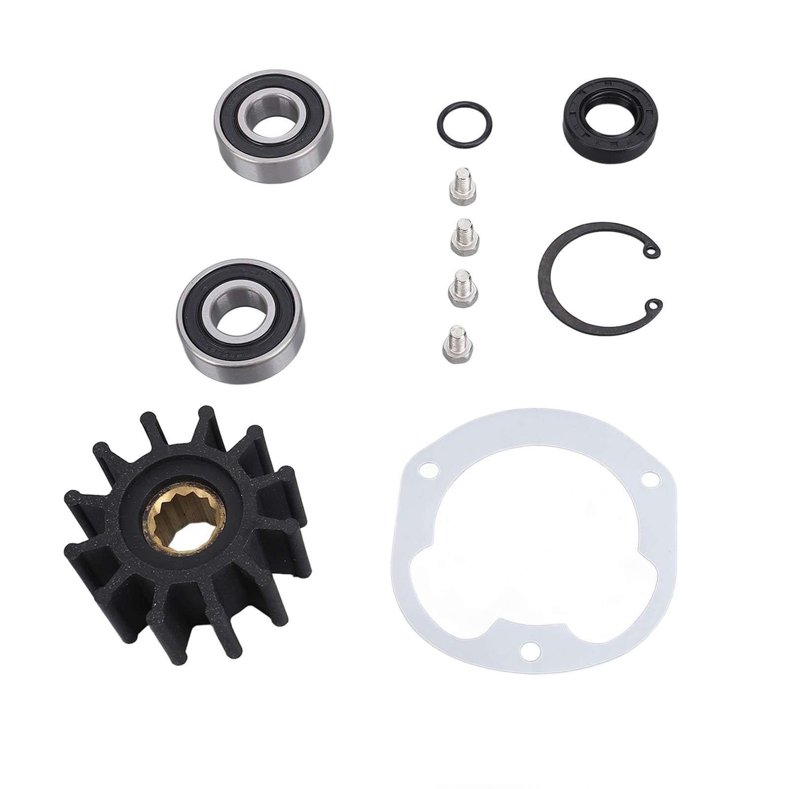 Kit pompe mer à eau brute OMC 3857794 turbine roulements joints