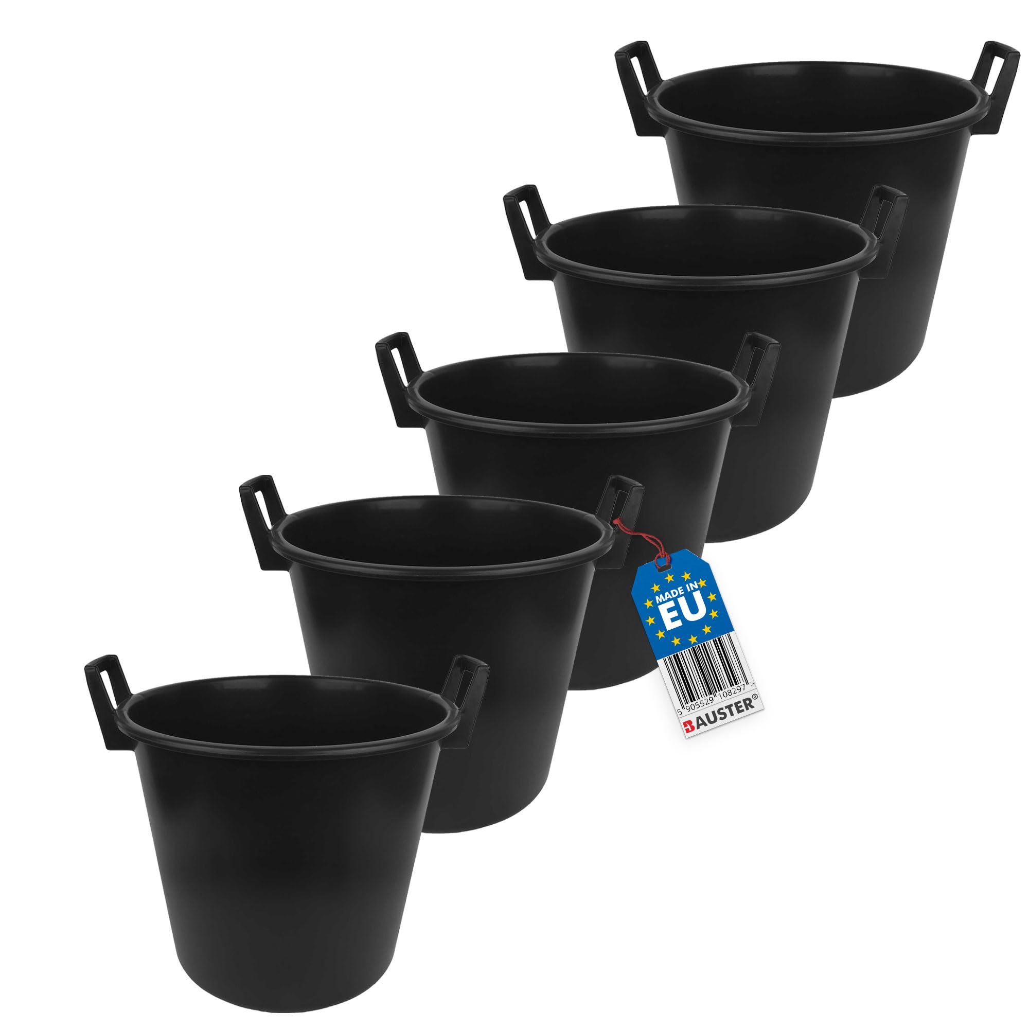 5x Mörtelkästen 40 Liter – Rechteckige Kunststo Produktbild-Vorschau 4