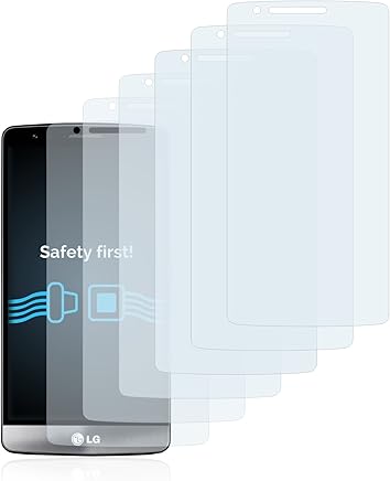 Savvies Protector de Pantalla para LG G3 S D722 [6 Unidades] - Transparente