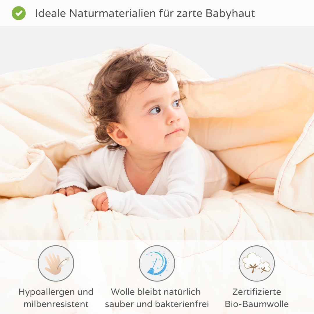 Kinderbettdecke Babydecke Winter 4 Jahreszeiten Kinderdecke 100x135
