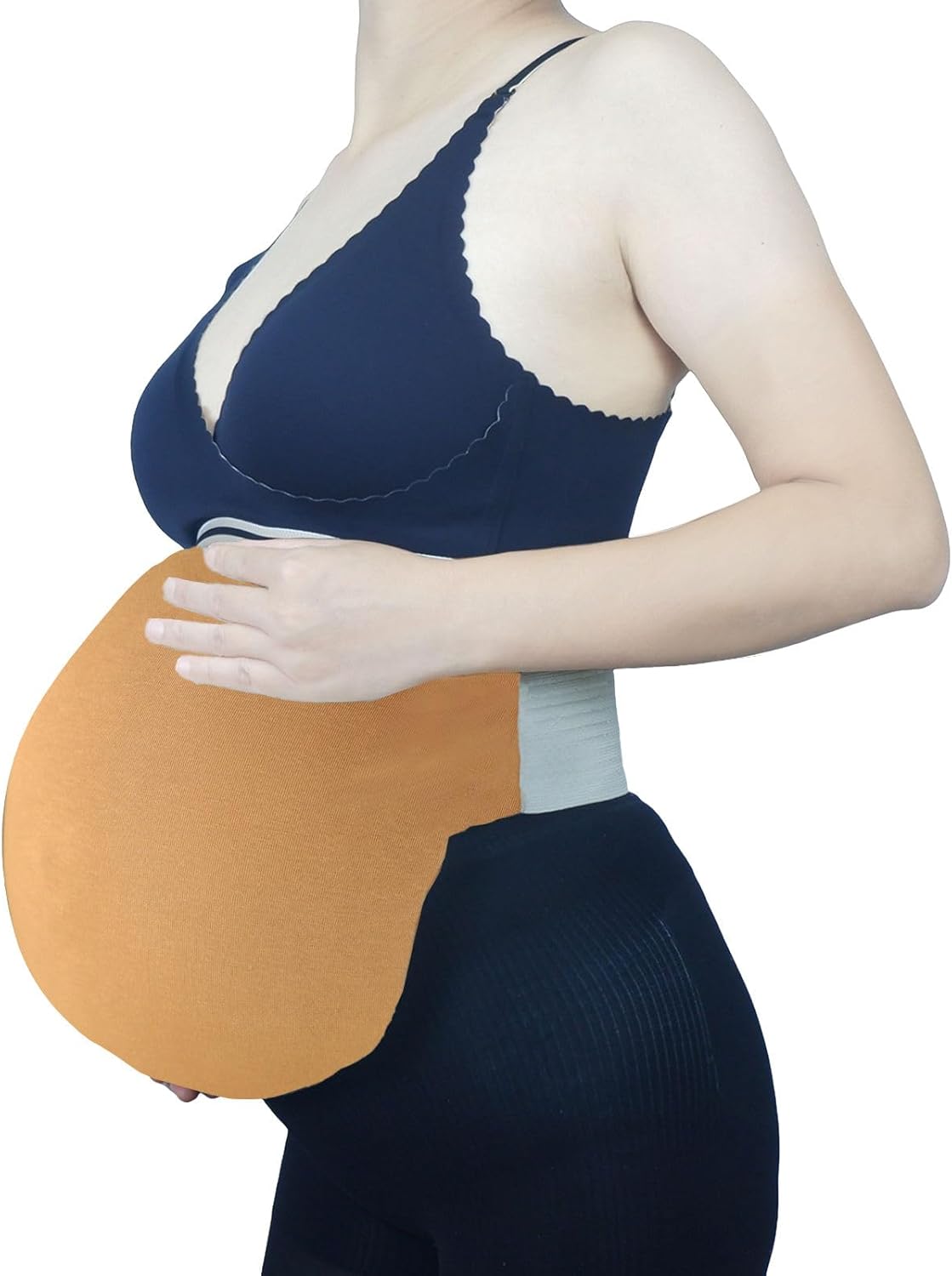 Fake Pregnant Belly Santa Big Belly Props Memory Foam Costume Fat Suit 7-8Months