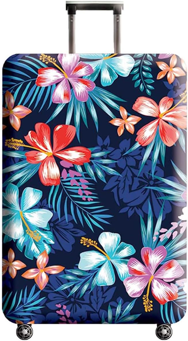 Suitcase Cover, Carry on Luggage Cover Protector - Travel Elastic Spandex Luggage Covers Fits 29 30 Inch Flower