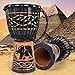 Djembe Drum, AKLOT African Drum Hand-Carved 8 inches Mahogany Goatskin Drumhead for Adults Starter Beginners